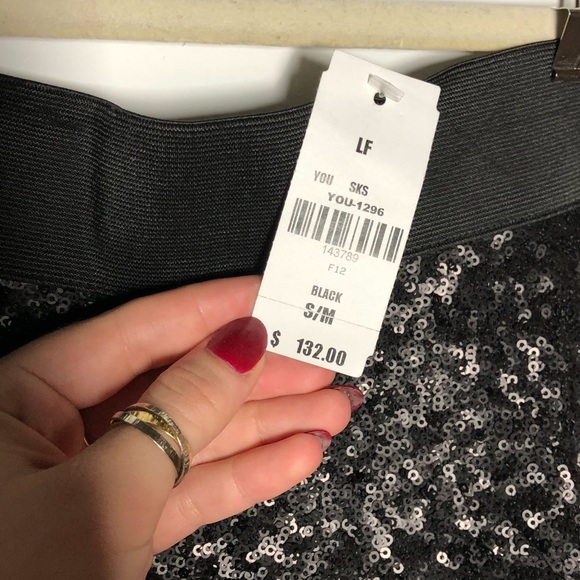 LF | High-Waisted Sequin Skirt - Picture 3 of 3